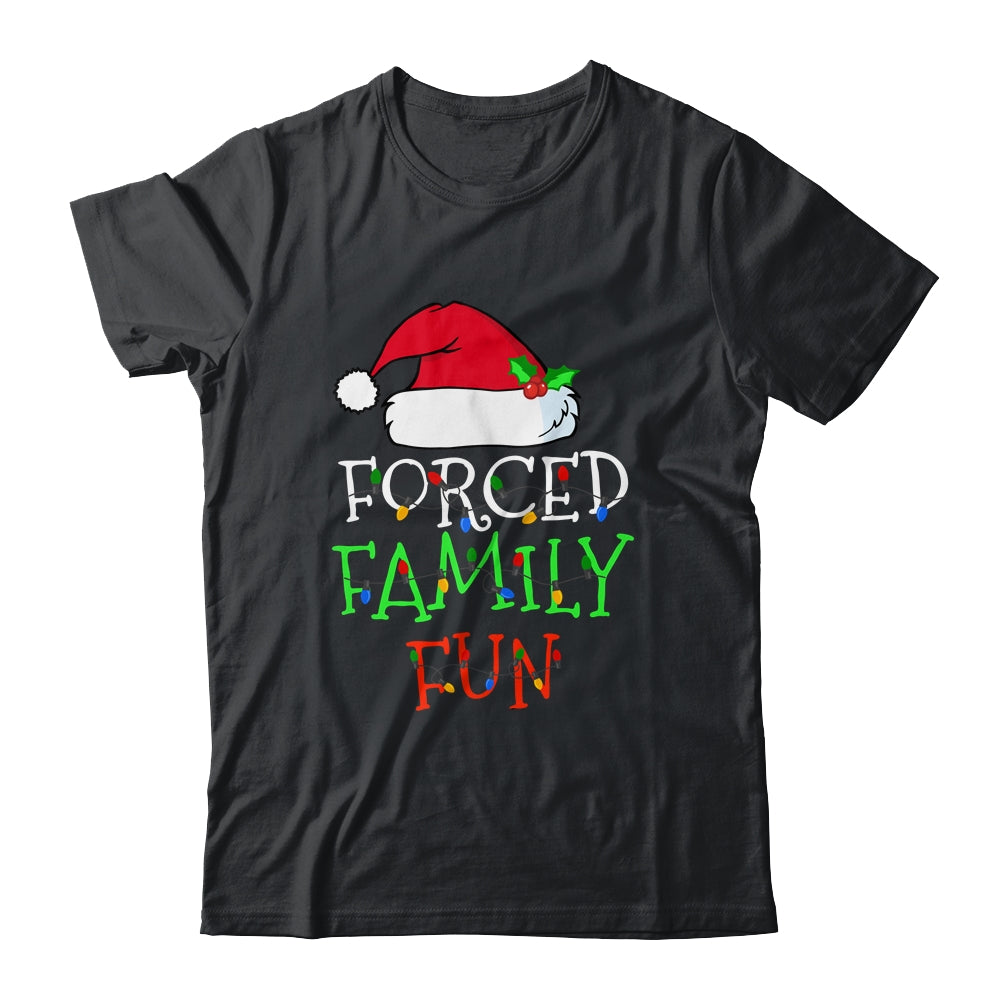 Forced Family Fun Sarcastic Christmas Pajama Family Funny