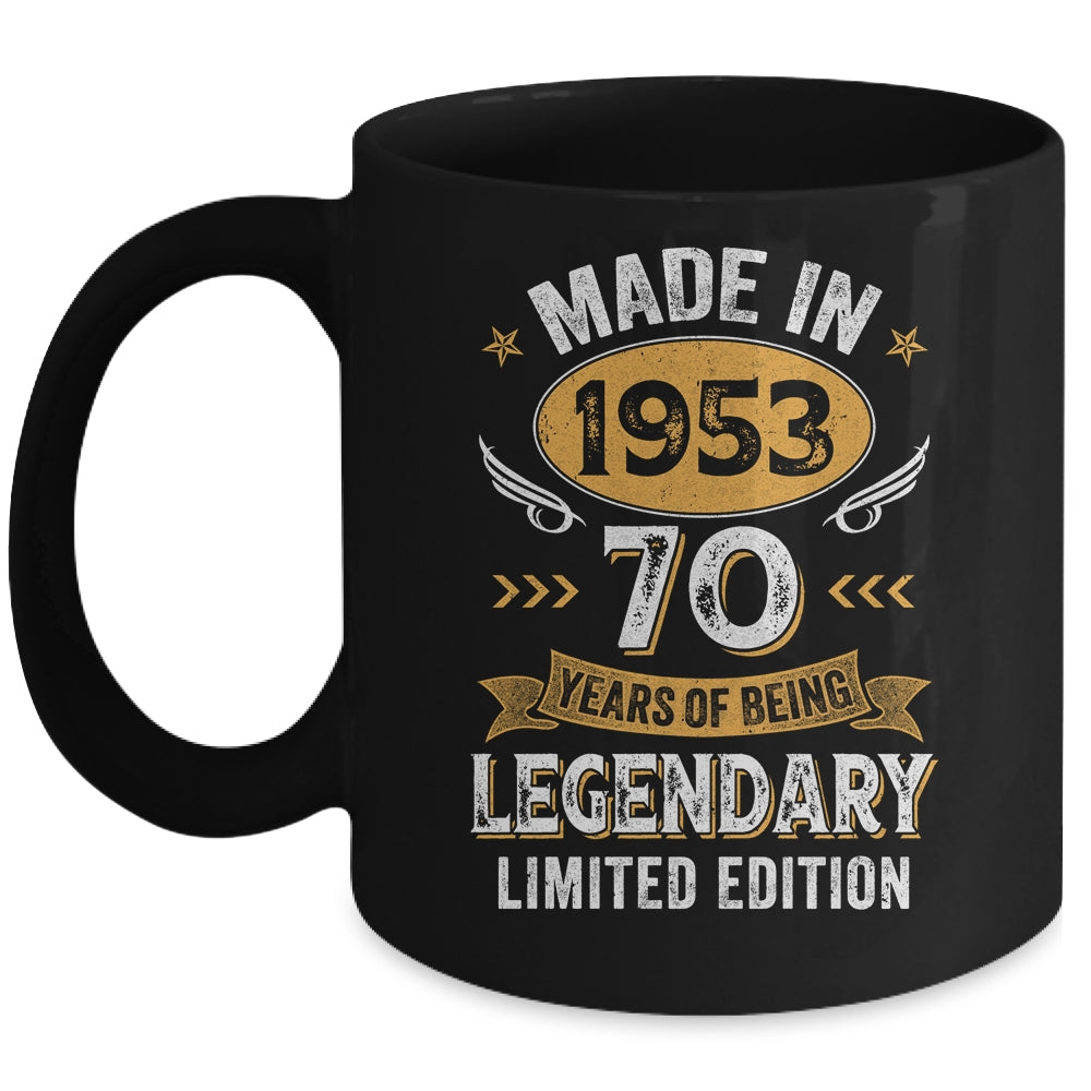 Made In 1953 70 Years Old 70th Birthday For Men...